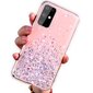 Fusion glue glitter silikoonist ümbris Samsung A426 Galaxy A42 5G, roosa hind ja info | Telefoni kaaned, ümbrised | kaup24.ee