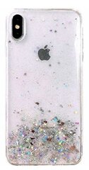 Fusion glue glitter silikoonist telefoniümbris Samsung A426 Galaxy A42 5G, läbipaistev hind ja info | Telefoni kaaned, ümbrised | kaup24.ee
