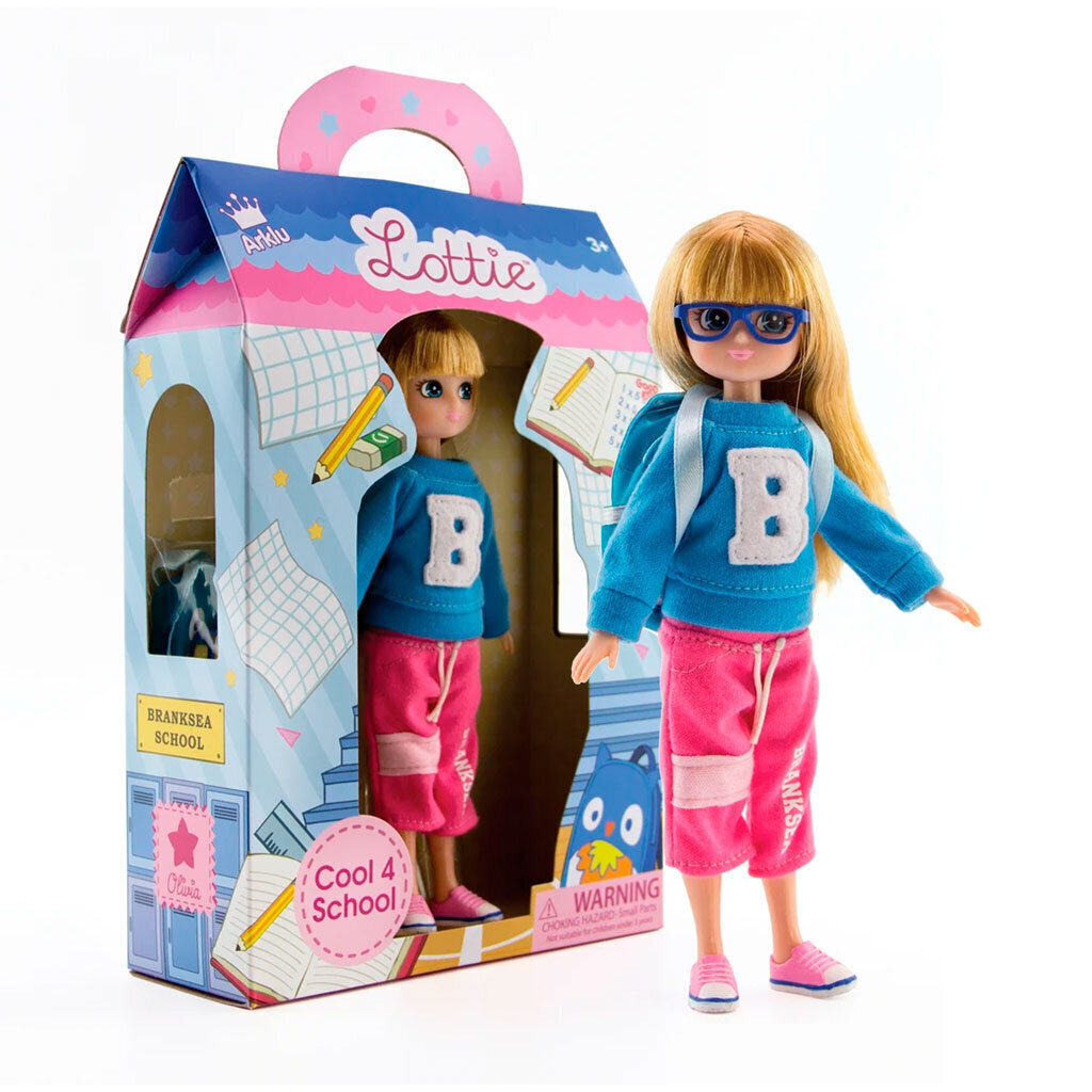 Nukk Lottie - Koolitüdruk B, 18 cm hind ja info | Tüdrukute mänguasjad | kaup24.ee