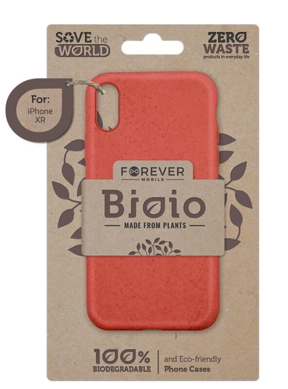 Forever Bioio case, telefonile iPhone 12/iPhone 12 Pro 6.1, punane цена и информация | Telefoni kaaned, ümbrised | kaup24.ee