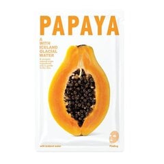 Листовая маска для лица Blue Dot Papaya 20 г цена и информация | Маски для лица, патчи для глаз | kaup24.ee