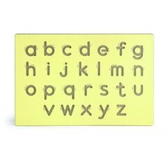 Деревянная доска-шаблон для письма строчными буквами цена и информация | Развивающие игрушки | kaup24.ee