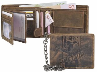 Кожаный кошелек для мужчин  GreenBurry Dragon D1796-25 цена и информация | Мужские кошельки | kaup24.ee