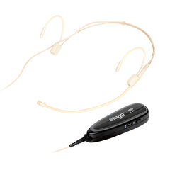 Juhtmevaba mikrofon kõrvale (headset) Stagg SUW 12H-BE (ihu värv) hind ja info | Mikrofonid | kaup24.ee