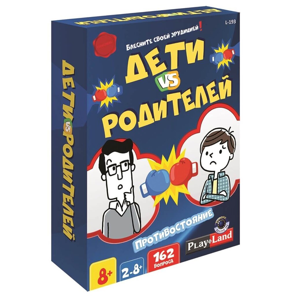 Настольная игра: Дети против Родителей. Противостояние цена | kaup24.ee