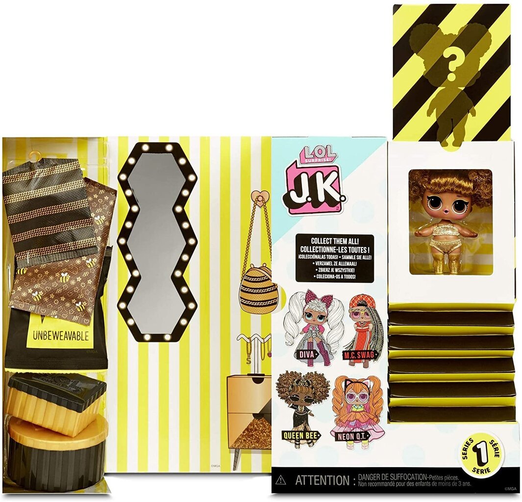 L.O.L. Surprise! JK Queen Bee Mini Moodne nukk hind ja info | Tüdrukute mänguasjad | kaup24.ee