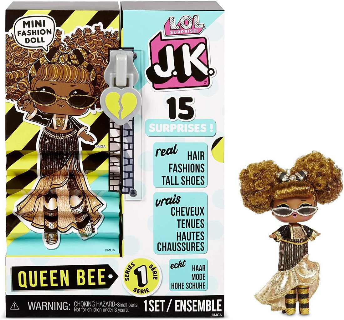 L.O.L. Surprise! JK Queen Bee Mini Moodne nukk hind ja info | Tüdrukute mänguasjad | kaup24.ee