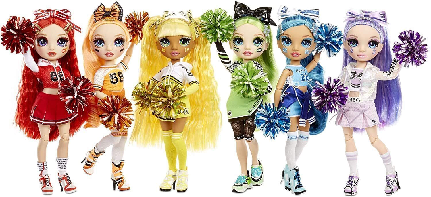 Rainbow High Cheer Doll- Poppy Rowan (Orange) цена и информация | Tüdrukute mänguasjad | kaup24.ee