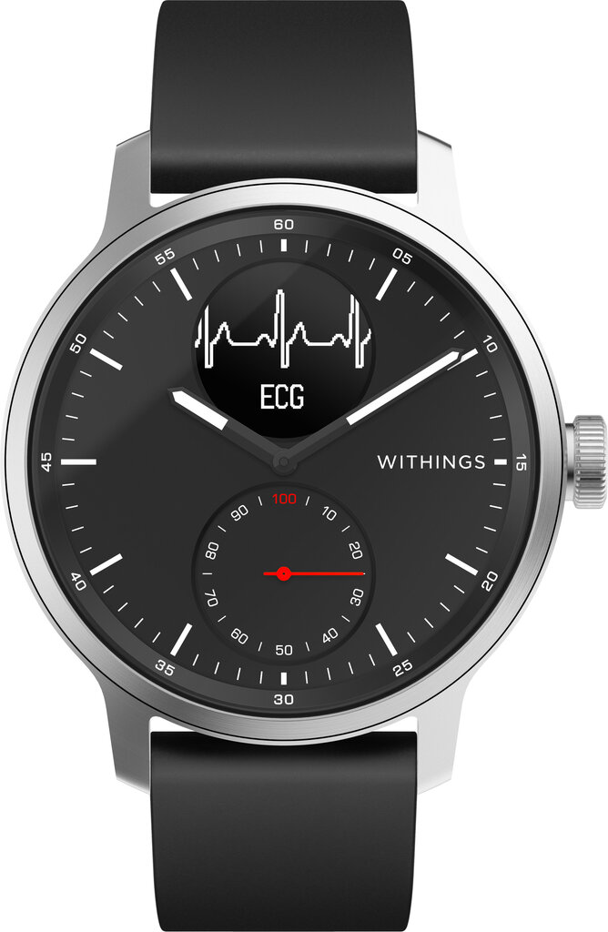 Withings ScanWatch (42 mm) Black hind ja info | Nutikellad (smartwatch) | kaup24.ee