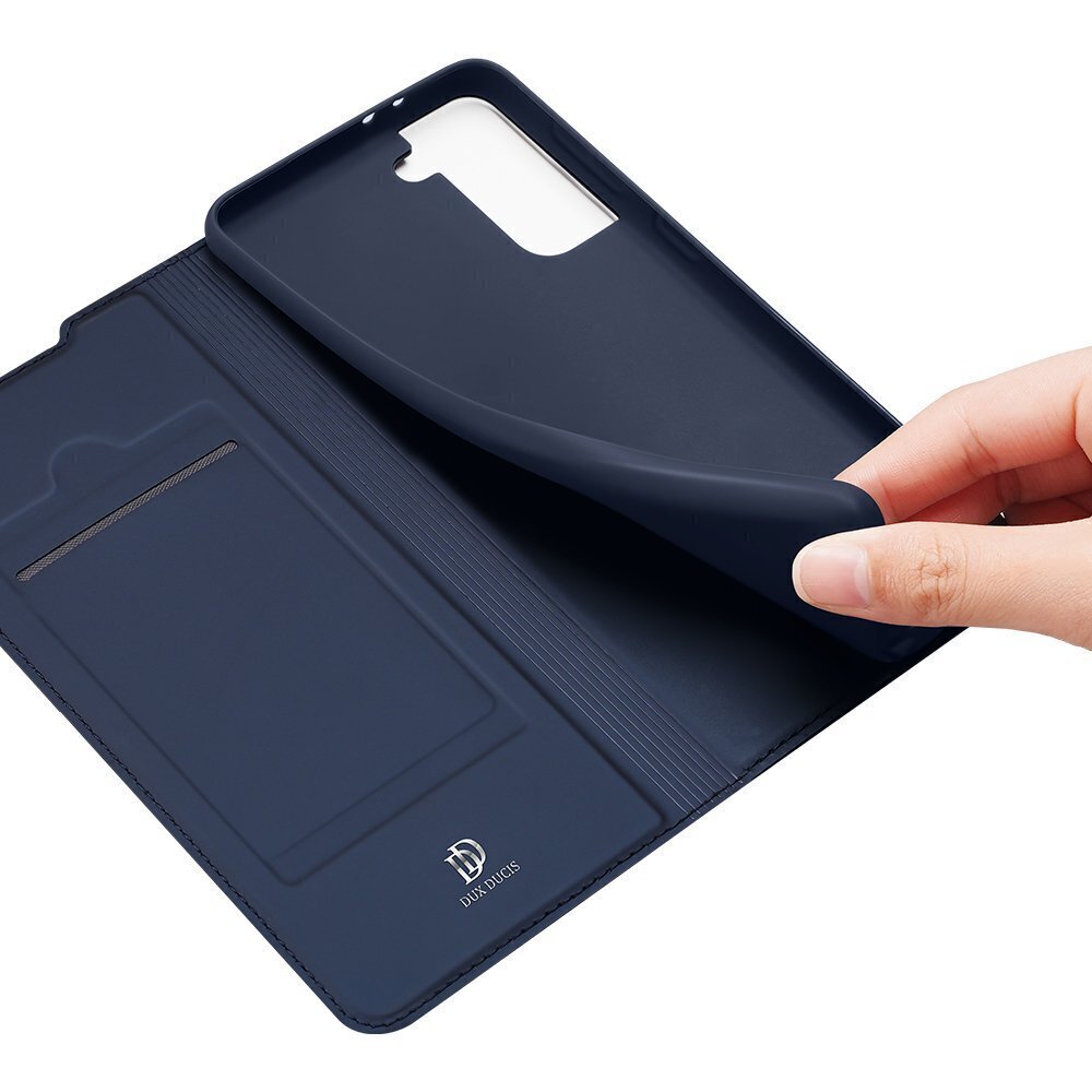 Dux Ducis Skin Pro Bookcase, telefonile Samsung Galaxy S21 5G, sinine hind ja info | Telefoni kaaned, ümbrised | kaup24.ee