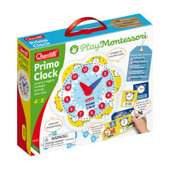 Образовательные часы Quercetti Play Montessori Primo Clock цена и информация | Развивающие игрушки и игры | kaup24.ee