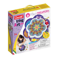 Творческий набор Веревочное искусство Mandala Quercetti Play Creativo String Art цена и информация | Развивающие игрушки и игры | kaup24.ee