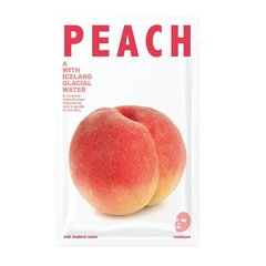 Листовая маска для лица Blue Dot Peach 20 г цена и информация | Маски для лица, патчи для глаз | kaup24.ee