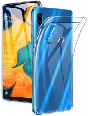 Silikoonist telefoniümbris Hallo Ultra Back Case 1mm, Samsung Galaxy A20s, läbipaistev цена и информация | Telefoni kaaned, ümbrised | kaup24.ee