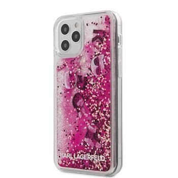 Ümbris Karl Lagerfeld Liquid Glitter Charms, telefonile Apple iPhone 12 / 12 Pro, roosa hind ja info | Telefoni kaaned, ümbrised | kaup24.ee