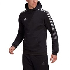 Джемпер мужской Adidas Tiro 21 Sweat Hoody M GM7341 77936, черный цена и информация | Мужские толстовки | kaup24.ee