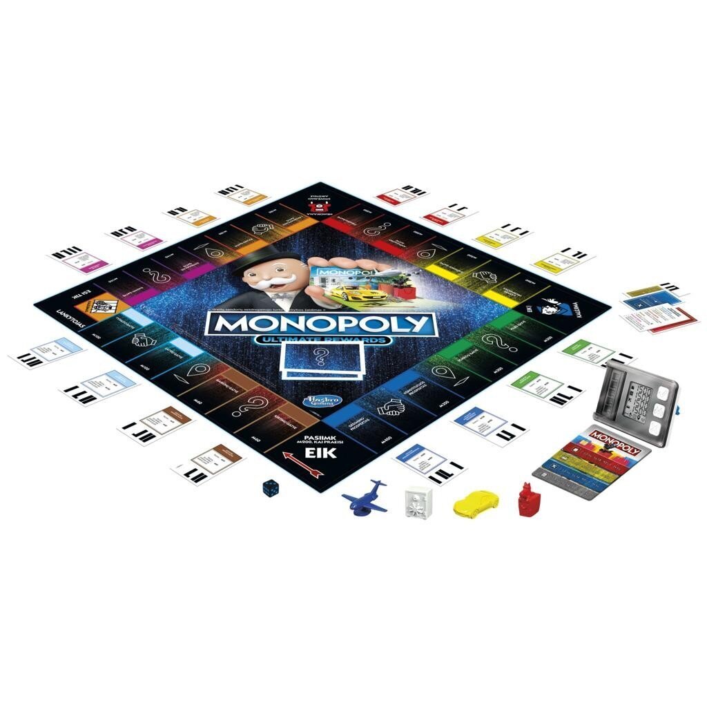 Lauamäng Monopoly koos elektroonilise pangandusega Hasbro Monopoly Ultimate Rewards, LT hind ja info | Lauamängud ja mõistatused | kaup24.ee