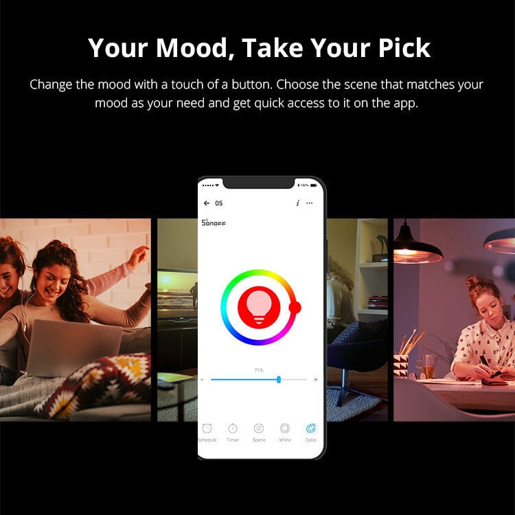 Nutikas LED pirn SONOFF B05-B-A60 Wi-Fi hind ja info | Lambipirnid, lambid | kaup24.ee