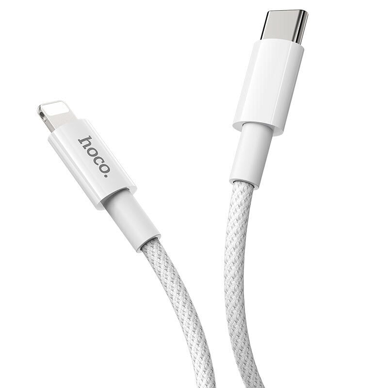 Kaabel Lightning -> Type C PD (kiire laadimine) Hoco X56 1.0m 3A 18W, Laadimisjuhe USB C to Lightning apple iPhone laadimiskaabel, valge цена и информация | Mobiiltelefonide kaablid | kaup24.ee