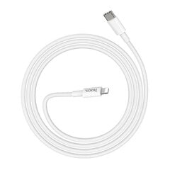 Кабель Lightning - Type C PD (быстрая зарядка)  Hoco X56 1.0 м 3A 18W, провод USB C на Lightning for Apple iPhone, белый цена и информация | Borofone 43757-uniw | kaup24.ee