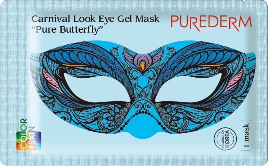 Hüdrogeel lehtmask silmaümbrusnahale Purederm Pure Butterfly hind ja info | Näomaskid, silmamaskid | kaup24.ee