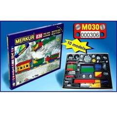 Металлический конструктор Merkur «Железная дорога», 211 деталей цена и информация | Конструкторы и кубики | kaup24.ee