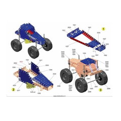 Metallkonstruktor Merkur, Buggy, 240 tk. hind ja info | Klotsid ja konstruktorid | kaup24.ee