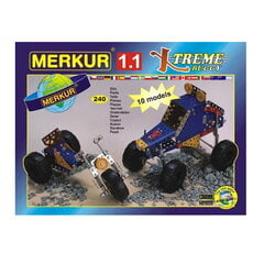Металлический конструктор Merkur 1.1 «Внедорожники», 240 деталей, 10 моделей цена и информация | Конструкторы и кубики | kaup24.ee