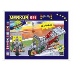 Металлический конструктор Merkur 011 «Мотоыклы», 222 детали, 10 моделей цена и информация | Конструкторы и кубики | kaup24.ee