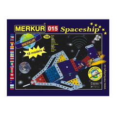 Merkur 015 Ретро Папин Металлический конструктор для развития 'Космический корабль' (195 дет.) 10 моделей (5л.+) цена и информация | Конструкторы и кубики | kaup24.ee