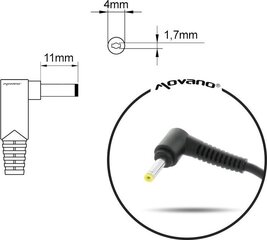 Mitsu 20V, 2.25A, 45W hind ja info | Sülearvutite laadijad | kaup24.ee