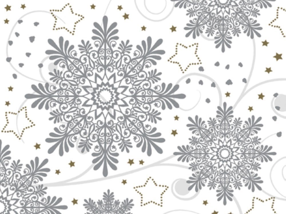 Salvrätikud "Snowflakes" 33x33 cm, 20 tk. hind ja info | Ühekordsed nõud | kaup24.ee