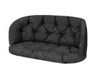Подушка для дивана Hobbygarden Amanda Prestige 100x50 см, черная