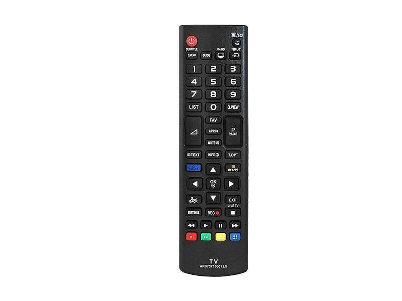 HQ LXP1502 LG TV Universal remote control Black hind ja info | Smart TV tarvikud | kaup24.ee