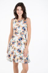 Naiste kleit Tom Tailor 1018643, valge/korall цена и информация | Платья | kaup24.ee