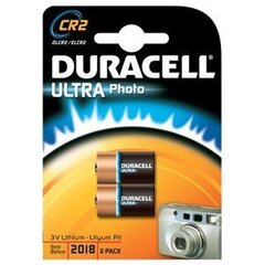 Батарея Duracell Photo Lithium CR2 2 шт. цена и информация | Батарейки | kaup24.ee