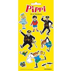 Наклейки «Pippi cartoon» 18шт. цена и информация | Развивающие игрушки и игры | kaup24.ee