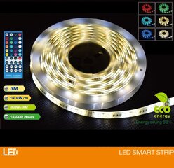 LED лента RGB+W 3м с ДУ цена и информация | Светодиодные ленты | kaup24.ee