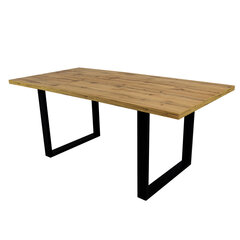 Раскладной стол Selsey Lameca 180-230 см, коричневый цена и информация | Кухонные и обеденные столы | kaup24.ee