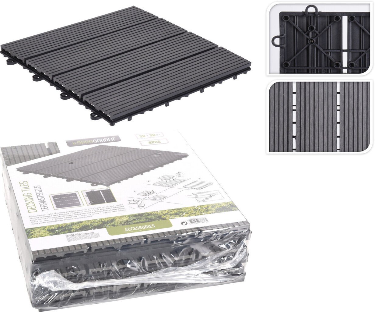Terrassiplaadid Decking WPC, 6 tk цена и информация | Terrassipõrandad | kaup24.ee