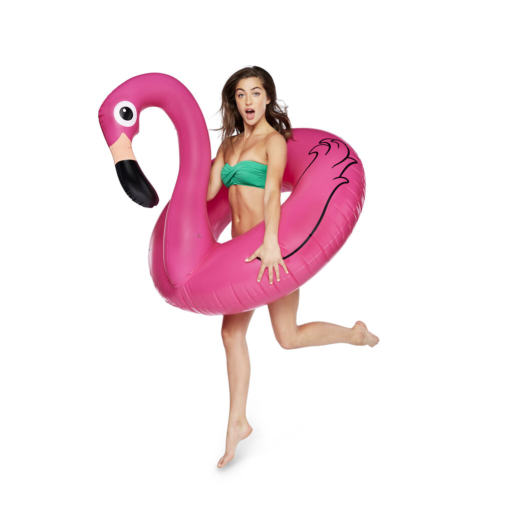 Täispuhutav ujumisrõngas BigMouth Flamingo MAX BMPF-0001-EU цена и информация | Täispuhutavad veemänguasjad ja ujumistarbed | kaup24.ee