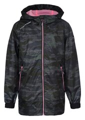 Icepeak tüdrukute parka TIERRA JR 50002-3*959, oliiv/hall hind ja info | Tüdrukute joped ja mantlid | kaup24.ee