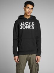 Meeste dressipluus Jack & Jones 12152840*02, must цена и информация | Мужские толстовки | kaup24.ee