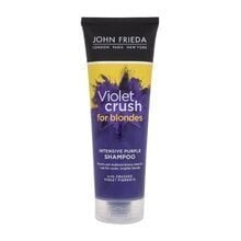 Kollast tooni neutraliseeriv šampoon John Frieda Sheer Blonde Violet Crush Intensive Purple Shampoo for Brassy 250 ml hind ja info | Šampoonid | kaup24.ee