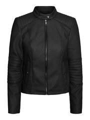 Женская куртка из искусственной кожи Vero Moda 10244541*01, черная цена и информация | Женские куртки | kaup24.ee