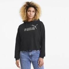 Джемпер женский Puma ESS Cropped Hoody TR W 582411 01, черный цена и информация | Женские толстовки | kaup24.ee