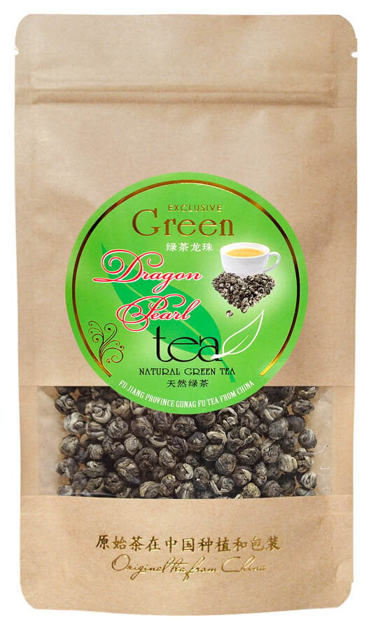 Eksklusiivne Hiina roheline tee "Draakoni pärl", 50g „DRAGON PEARL” Green tea hind ja info | Tee | kaup24.ee