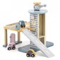 „VINA PolarB” puidust garaaž helikopteri ja autodega hind ja info | Imikute mänguasjad | kaup24.ee