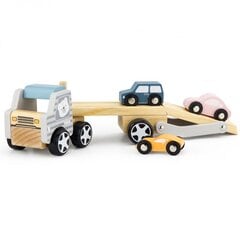 VIGA деревянный буксир „PolarB“ с автомобилями цена и информация | Игрушки для малышей | kaup24.ee