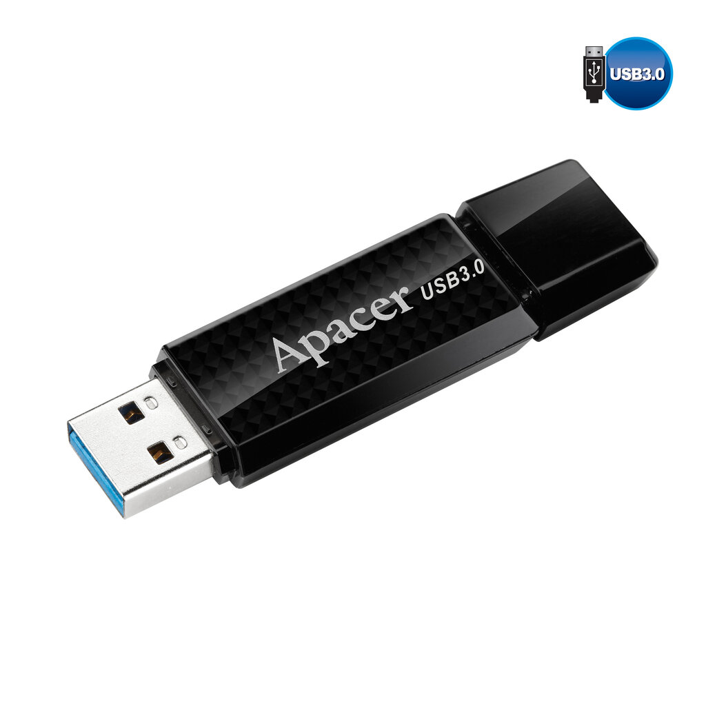 Mälupulk USB3.0 APACER - Flash Drive AH352 32GB USB 3.0, must цена и информация | Mälupulgad | kaup24.ee